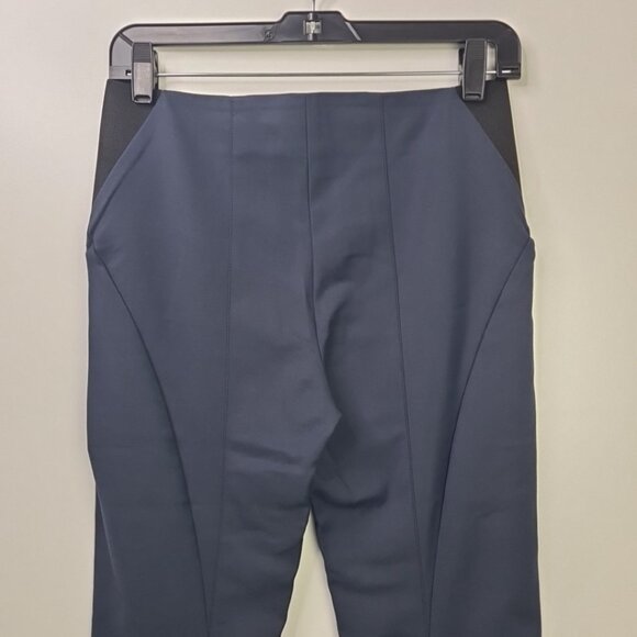 Armani Collezioni Women’s Navy Stretch Trousers with Side Elastic Panel Size 2 - Picture 6 of 12